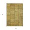 Edge Collections - 9' x 12' - Gold - Durable Washable Patchwork Area Rug for Indoor and Outdoor Use - 1 Piece